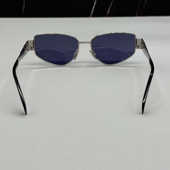 NEW CELINE CL40293U 16V SILVER BLUE WOMEN SUNGLASSES CELINE - Picture 5 of 11